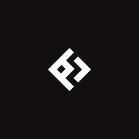 Vector creative logo of letter P concept design