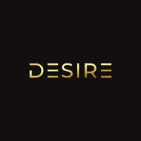 Vector premium DESIRE logo design concept