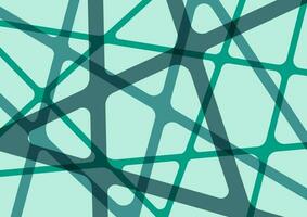 Abstract structure line pattern geometric green triangle square net web background vector