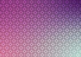 Magic purple circle star pattern line gradient triangle design background vector