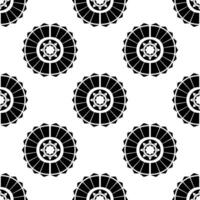 Tribal Navajo geometric abstract background. American indigenous seamless repeat pattern. Ethnic textile. Black and white colors. Design for template, fabric, weave, cover, carpet, tile, accessory. vector