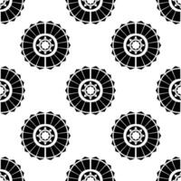 Tribal Navajo geometric abstract background. American indigenous seamless repeat pattern. Ethnic textile. Black and white colors. Design for template, fabric, weave, cover, carpet, tile, accessory. vector