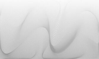 Grey Flow Wave Stripe Background Vector