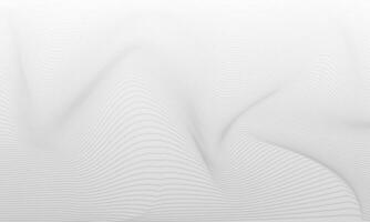 Grey Flow Wave Stripe Background Vector