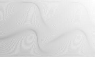 Grey Flow Wave Stripe Background Vector