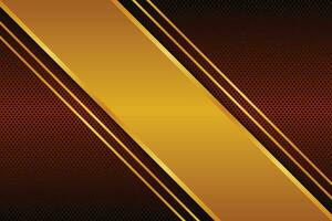 Luxury triangles stripes on metallic texture background. vector