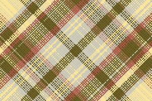 Tartan or plaid vintage color pattern. vector