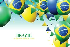 Brazil Independence Day background. vector