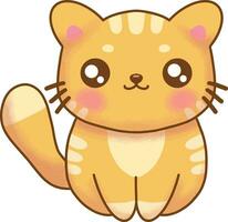 Cute Ginger Cat Illustrations vector