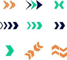 arrow icon set vector