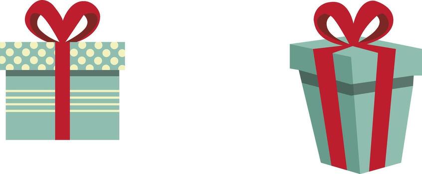 conjunto de cajas de regalo vector