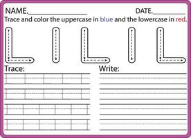 hand drawn tracing worksheets for kids pencontrol and handwriting practice vector