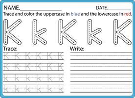 hand drawn tracing worksheets for kids pencontrol and handwriting practice vector