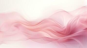 Generative AI, Flowing light pink, viva magenta smoke with splashes. Soft fluid banner, spring female mood, 3D effect, modern macro realistic abstract background illustration, ink in water effect photo