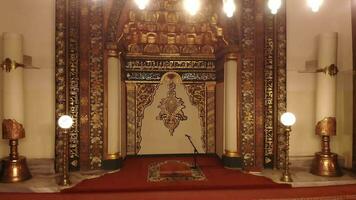 interior de del mundo más hermosa gigante histórico genial mezquita video