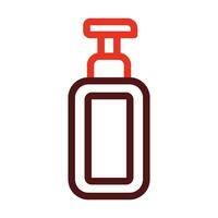 Hand Soap Glyph Two Color Icon For Personal And Commercial Use. vector