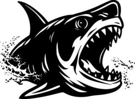 Shark - High Quality Vector Logo - Vector illustration ideal for T-shirt graphic