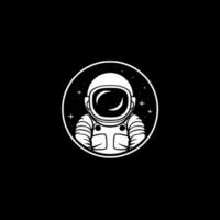 Astronaut, Minimalist and Simple Silhouette - Vector illustration