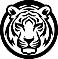 tigre, minimalista y sencillo silueta - vector ilustración