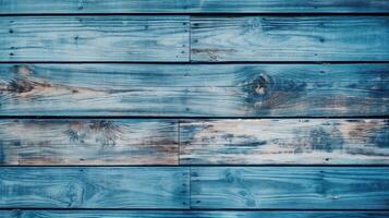 Blue wooden plank texture background. wood texture background. photo