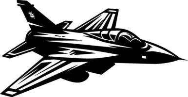 Fighter Jet - High Quality Vector Logo - Vector illustration ideal for T-shirt graphic