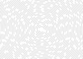 Grey white circular lines abstract retro background vector
