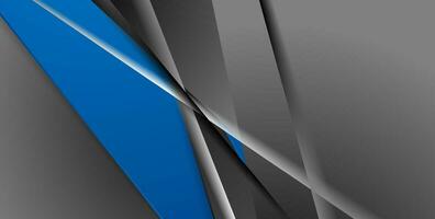 Grey and blue tech corporate abstract background vector