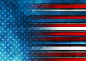 Grunge concept USA flag abstract corporate background vector