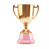 generativo ai, png vincitore trofeo, rosa d'oro campione tazza