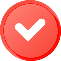 Checkmark and check icon. approve or deny line art  for apps and websites and ui ux. png