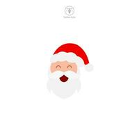 Santa Claus icon symbol vector illustration isolated on white background