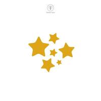 Star icon symbol vector illustration isolated on white background