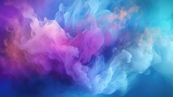 Premium Photo  Color smoke background. fume texture. paint in water blend.  mystic effect. soft pigment steam cloud design. blue pink glitter mist  floating in darkness.