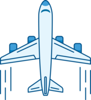 Flugzeug Reise Element Symbol. png