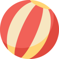 Beach ball Travel element icon glyph color. png