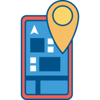Navigation map Travel Element icon. png
