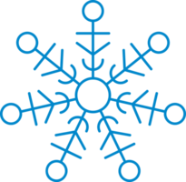 snowflake christmas flat icon png