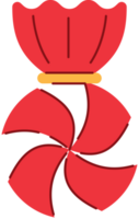 Navidad caramelo plano icono png