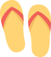 Sandals Travel element icon glyph color. png