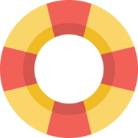 Rubber ring Travel element icon glyph color. png