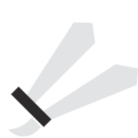 badminton color flat icon png