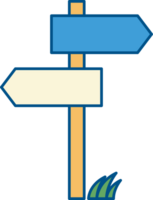 Sign Post Travel Element icon. png