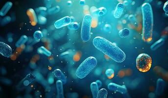 realista foto bacteria. creado con generativo ai