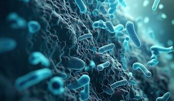 realista foto bacteria. creado con generativo ai