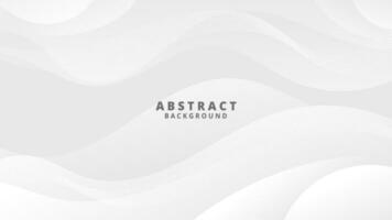 Abstract Gradient white grey liquid Wave Background vector