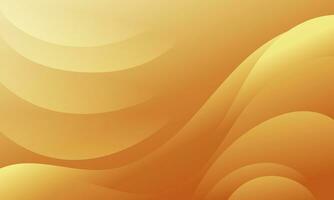 Abstract Gradient yellow gold liquid Wave Background vector