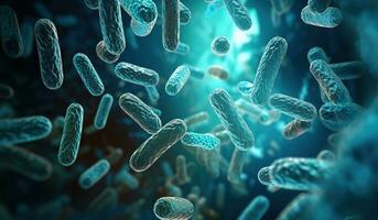 realista foto bacteria. creado con generativo ai