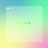 Simple square gradient background. Social media template vector illustration.