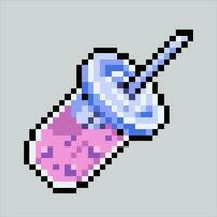 Pixel art illustration Boba. Pixelated Boba. Boba drink icon pixelated for the pixel art game and icon for website and video game. old school retro. vector