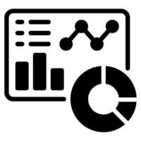 Data Analysis Icon Illustration vector